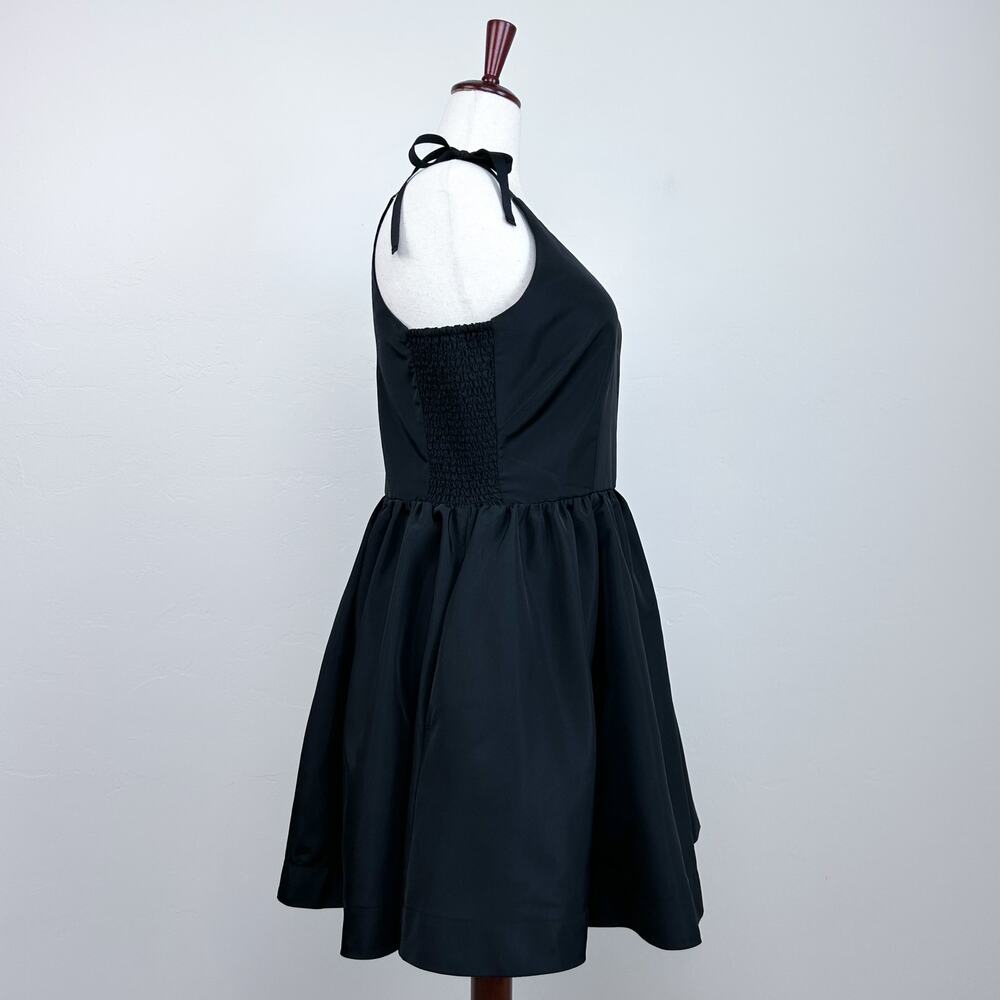 Old Navy The Occasion Black Taffeta Party Formal Fit & Flare Cami Mini Dress XL - Picture 5 of 13